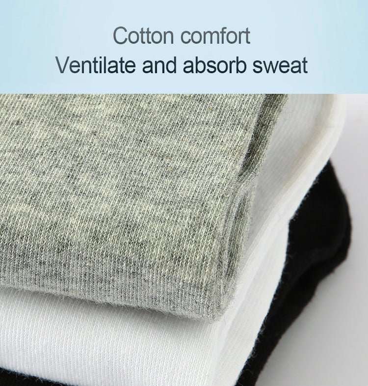 5/10/20 Pairs Men Ankle Socks Cotton Brand Classic Fashion Black White Socks Breathable Mesh Athletic Sports Socks for Summer Quick Pick Grocers