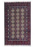 Hand-Knotted Afghani Yusufbai Wool Rug – 6’10″  x  9’10″