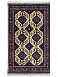 Hand-Knotted Afghani Zerkhaki Wool Rug – 6’6″  x  9’8″