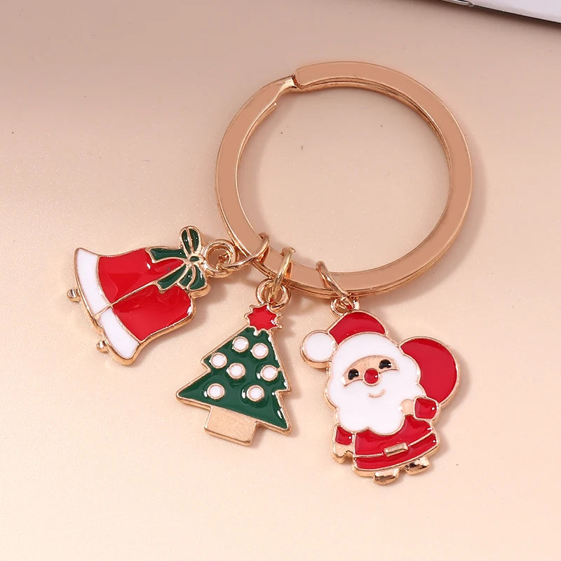 New Colorful Rainbow Keychains for Car Key Souvenir Gift for Women Men DIY Handbag Pendants Hanging Key Ring Jewelry Accessories Quick Pick Grocers