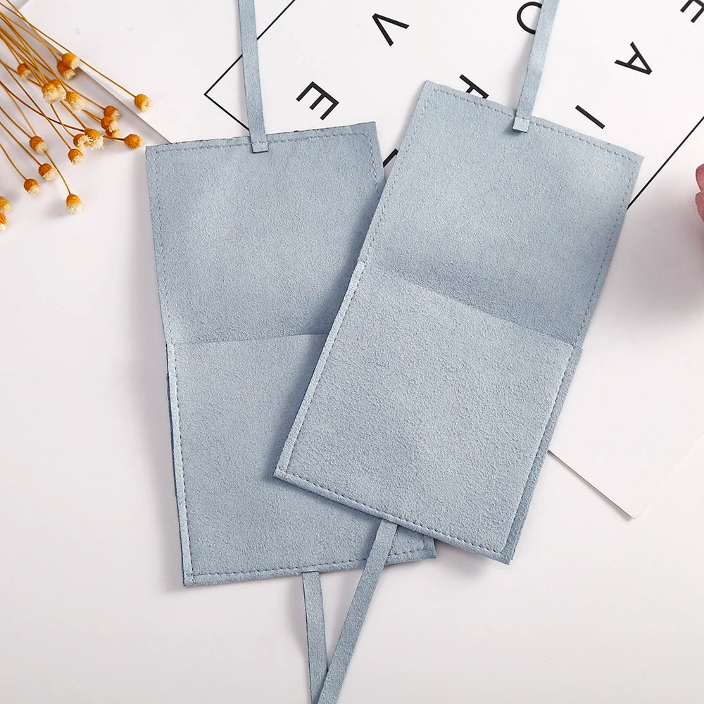 5pcs Velvet Jewelry Gift Bags Microfiber Jewellry Rings Earrings Necklace Organizer Packaging Pouch Wedding Favors Candy Bag Purest Peak