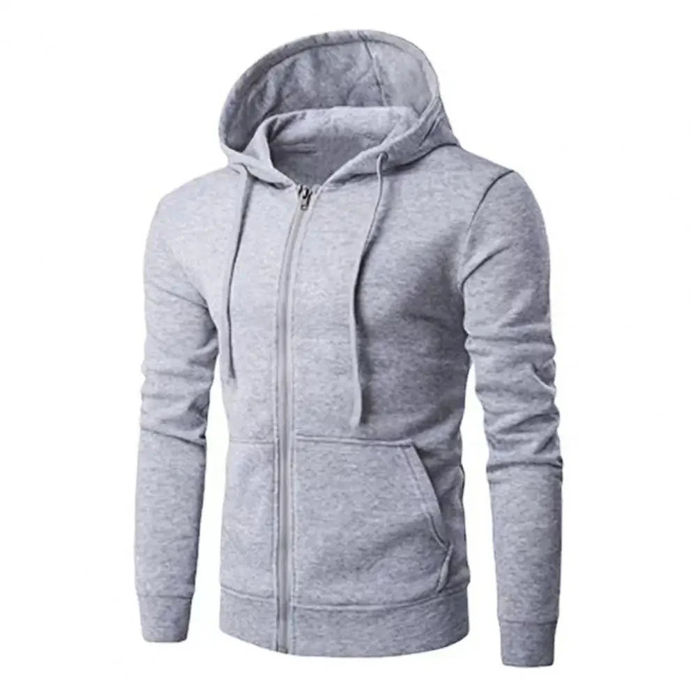 Autumn Men Sweatshirts Long Sleeve Jacket Hoodie Zipper Closure Jacket Male Hoodies Sweatshirt Slim Fit Male Clothing Econic Blanks