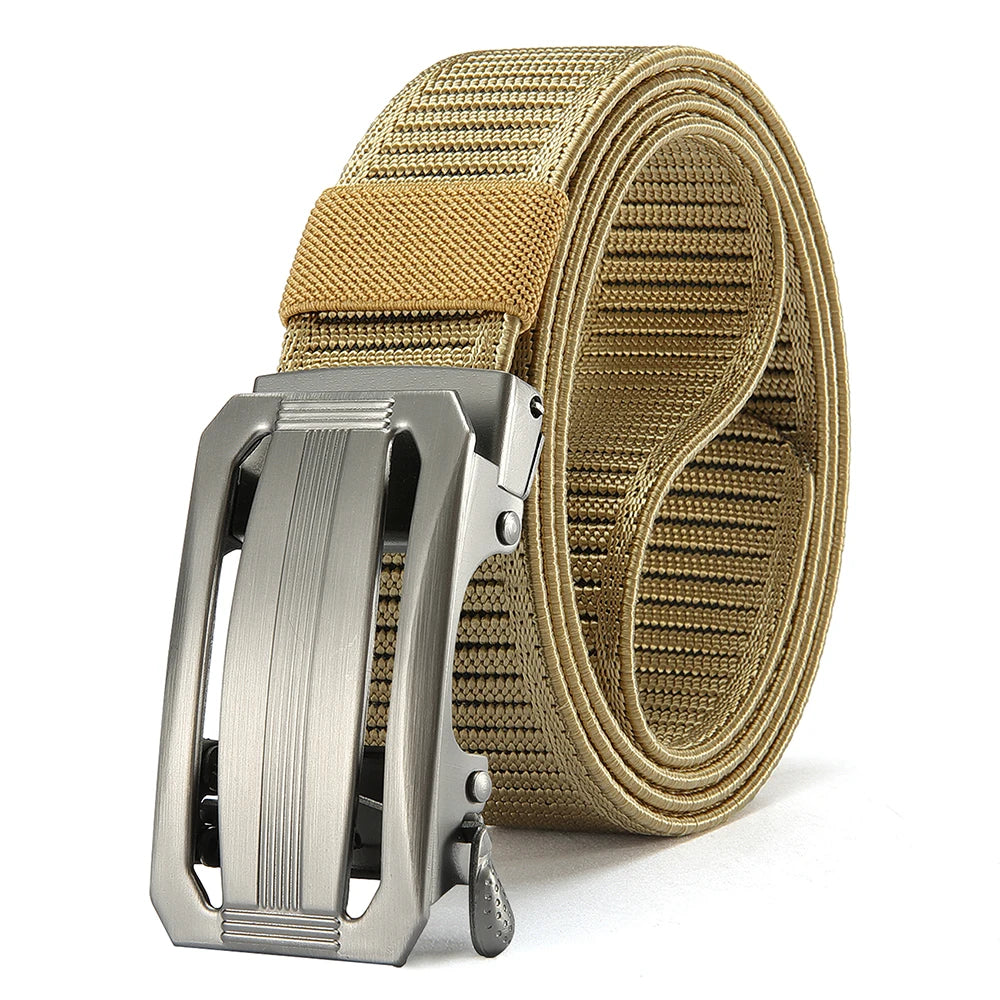 Automatic Buckle Light Comfortable Nylon Military Belt Outdoor Hunting Multifunctional Tactical Canvas Belt High Quality Men Bel Quick Pick Grocers
