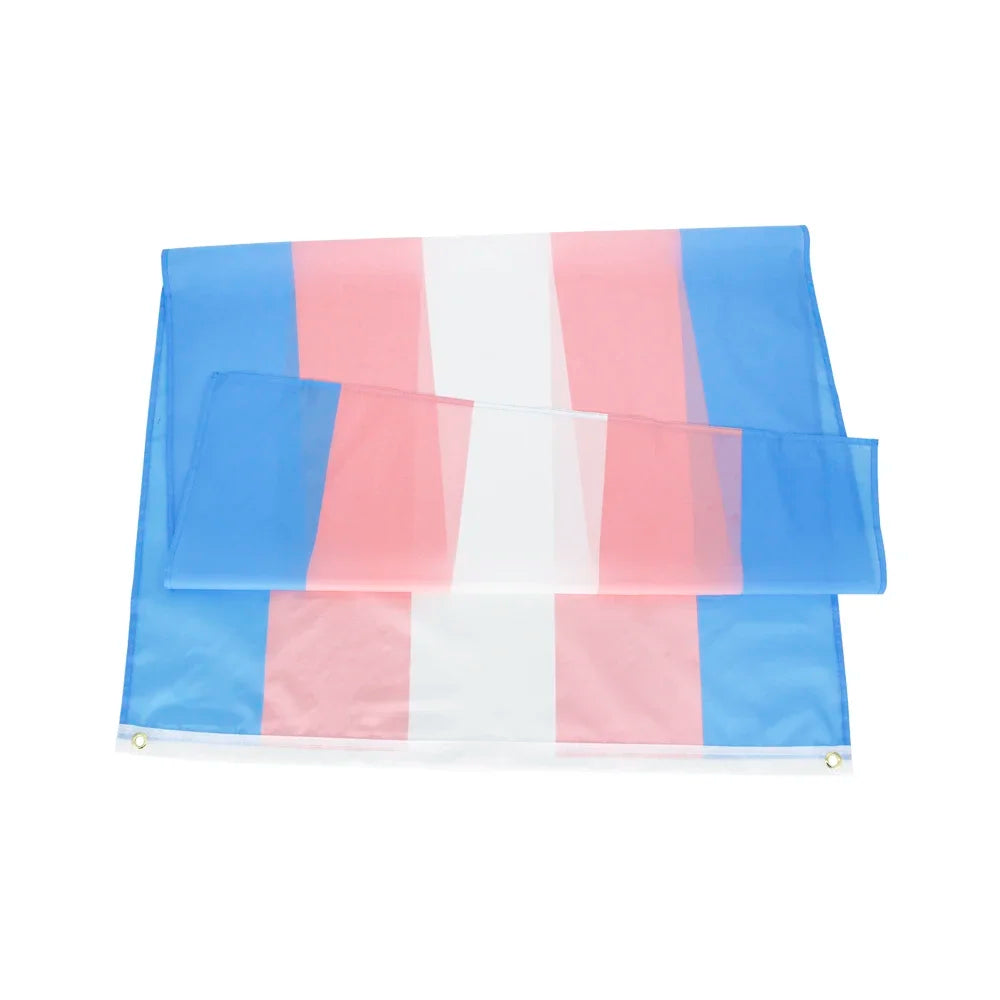 Hanging 90*150cm LGBT Transgender Pride Flag for Decoration Quick Pick Grocers