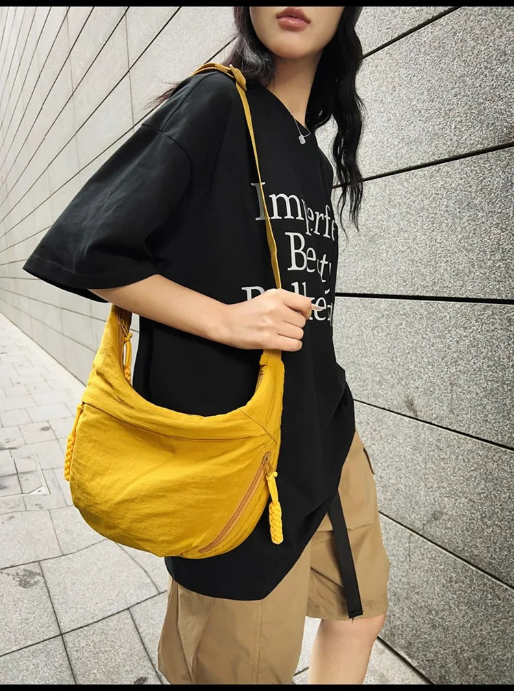 Nylon Shoulder Bag New High Capacity Women's Crossbody Messenger Bag Leisure Versatile purses and handbags Totes Hobos Bag Quick Pick Grocers