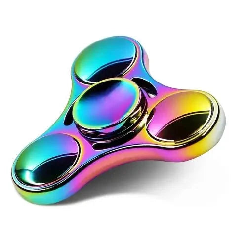 Stainless Steels 3 in 1 Fidget Spinner and Slider Combo with Click Button Metal Toy for Adult Stress Relief Econic Blanks