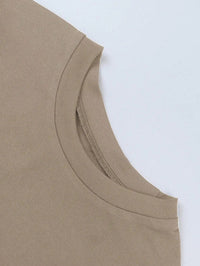 Women's Solid Color Short Sleeve T-Shirt, Minimalist Basic Top for Summer Quick Pick Grocers