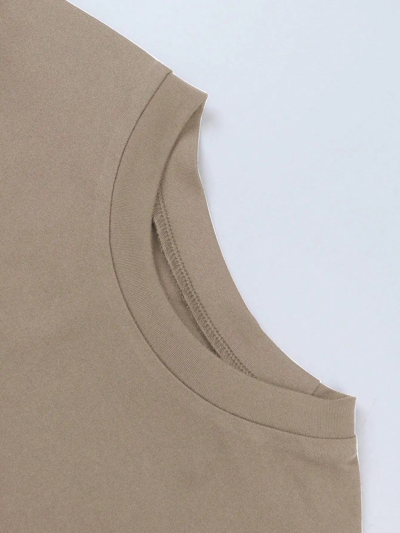 Women's Solid Color Short Sleeve T-Shirt, Minimalist Basic Top for Summer Quick Pick Grocers