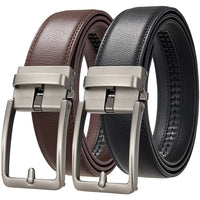 Men's Leather Belts Fashion Automatic Buckle Cowskin Male Belts Luxury Designer Black Brown 3.5cm Quick Pick Grocers