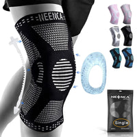 NEENCA Copper Knee Brace Knee Support with Patella Gel Pad &Side Stabilizers for Knee Pain Sport Arthritis ACL Joint Pain Relief Quick Pick Grocers
