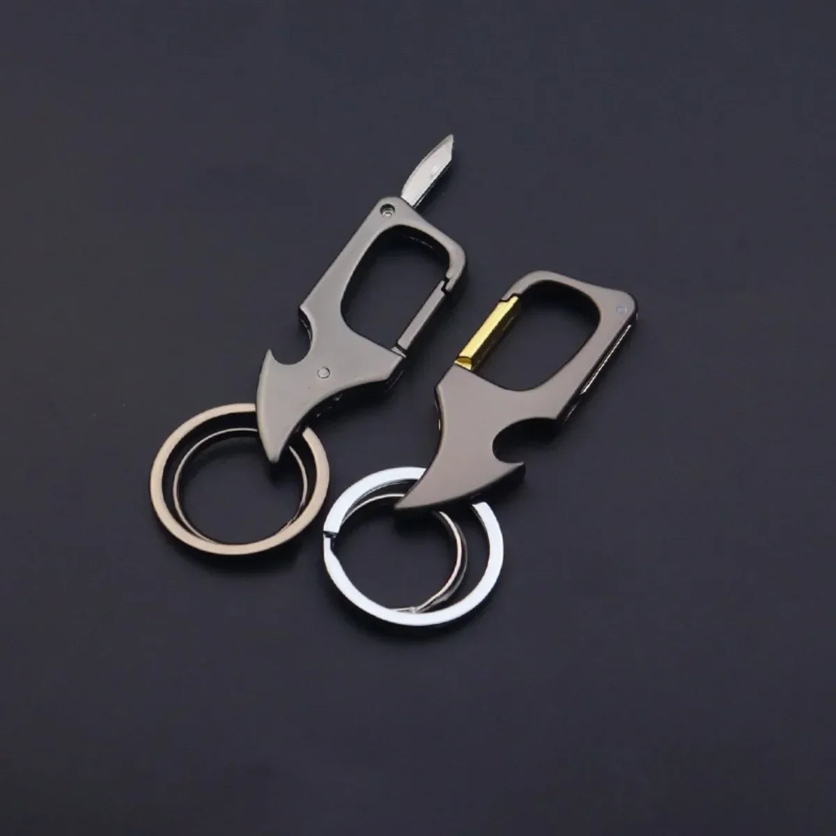 Men's Multifunctional Keychain Bottle Opener Anti-Lost Car Key Ring Creative Waist Hanging Design Econic Blanks