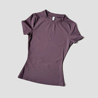 Women Yoga Top Seamless Sport T Shirts Fitness Clothes Short Sleeve Yoga Shirt Gym Top Running  Active Wear Quick Pick Grocers