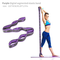 Elastic Yoga Stretching Strap with Loops, Stretch Strap for Ballet, Leg, Body, Stretch Band for Yoga, Dance, Pilates, Gymnastics Quick Pick Grocers