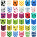 24 Rolls Elastic Bandage Self Adhesive Bandage Wrap Cohesive Tape Vet Wrap for Dog Cat Horse Pet Animals Ankle Sprains Quick Pick Grocers