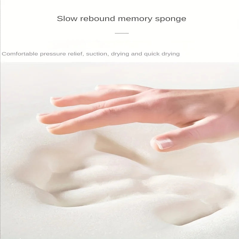 Long hair absorbent bathroom mat furry shower room foot wiping mat toilet non-slip mat entrance mat Econic Blanks