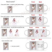 Personalised Your Photo Mug, Custom NAME IMAGE  Cup,Customize Coffee Mugs, Tea Cups, Mothers' day, Fathers' day Wedding Gift Quick Pick Grocers