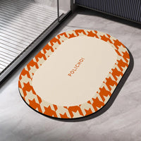 Diatomaceous Earth Bath Mat Bathroom Rug Absorbent Non-slip Floor Foot Mats Quick Dry Shower Carpet Toilet Pad Doormat Washable Econic Blanks