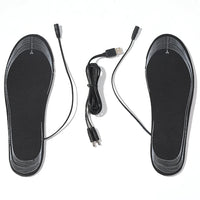 Unisex Electric Foot Warmer Adjustable Temperature Rechargeable Heated Insoles Multifunctional for Winter Fishing Hiking Camping Quick Pick Grocers