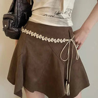 New Butterfly Tassel Waist Chain Y2K Trendy Bohemian Belt Summer Beach Accessories Vintage Flower Bohemian Belt Quick Pick Grocers