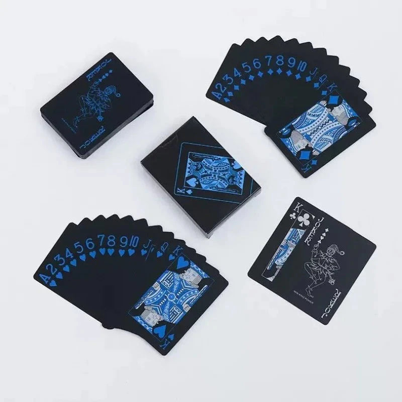 Waterproof PVC Illusionist Poker Cards - Durable & Aesthetically Enhanced Design - Perfect for Game Nights, Parties & Family Fun Econic Blanks
