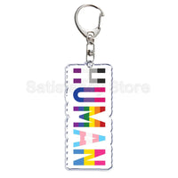 Gay Pride LGBT Rainbow Acrylic Keychain LGBTQ Transparent Double Sided Key Chain Key Ring Lesbian Keychains for Friends Gift Quick Pick Grocers