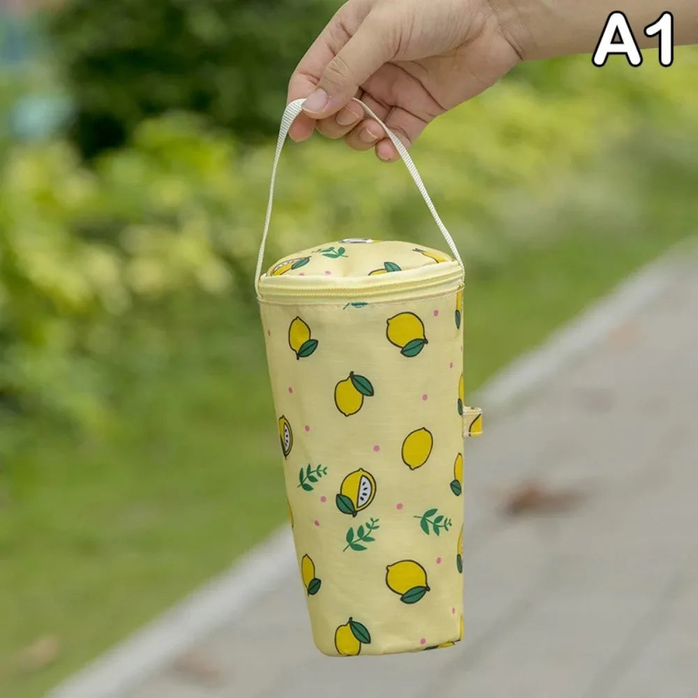 Portable Milk Tea Tote Bag Heat Preservation Bag Carrying Insulated Cup Cover Umbrella Bag Handbag Camping Drinkware Accessories Econic Blanks