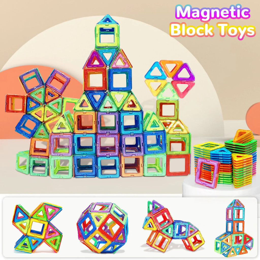 Magnetic Building Blocks DIY Magnets Toys medium size STEM Toys Construction Toys Learning Educational Magnet Toys Econic Blanks