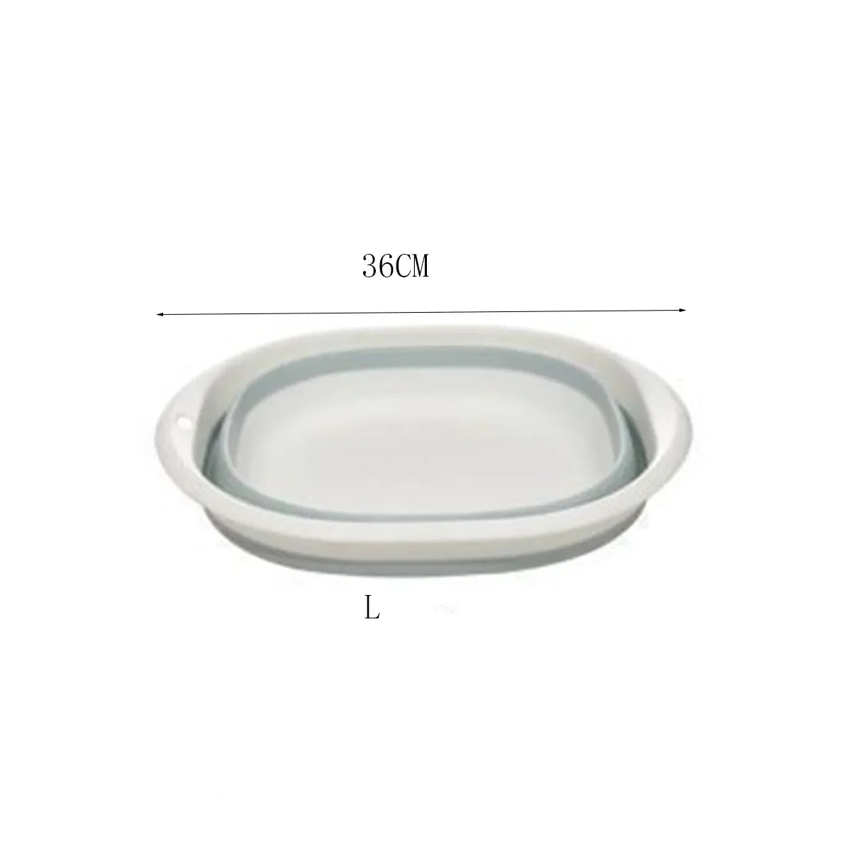 Plastic Folding Wash Basin, Portable Laundry Tub for Home, Bathroom, Kitchen, Adult & Baby Bath Basin, Travel Wash Basket Quick Pick Grocers