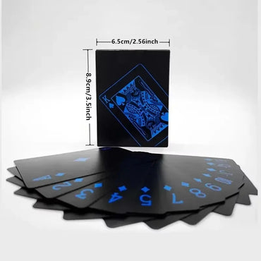Waterproof PVC Illusionist Poker Cards - Durable & Aesthetically Enhanced Design - Perfect for Game Nights, Parties & Family Fun Econic Blanks