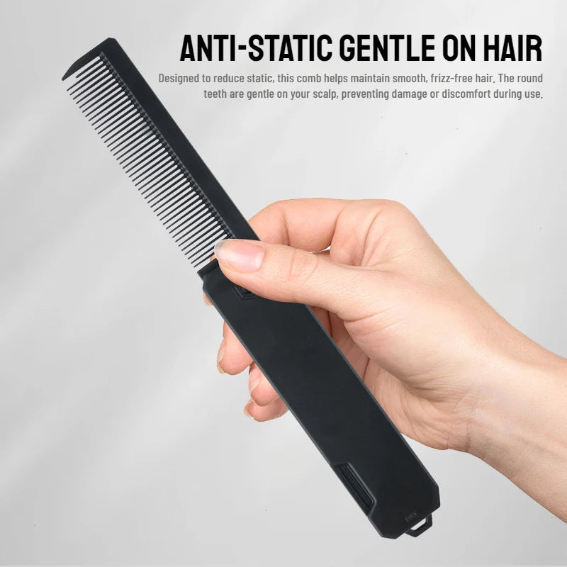 Mulitfunctional Folding Hair Comb Wide Tooth Oil Head Styling Beard Comb Hair Clipper Combs 1/2/3 In1 Portable Hairdressing Comb Quick Pick Grocers