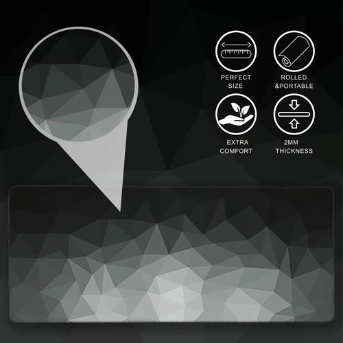 1PC Large Mouse Pads For Desk, Gaming Mouse Pad, Mouse Pad with Stitched Edges and Non-Slip Rubber Base, Extended And Thickened Quick Pick Grocers