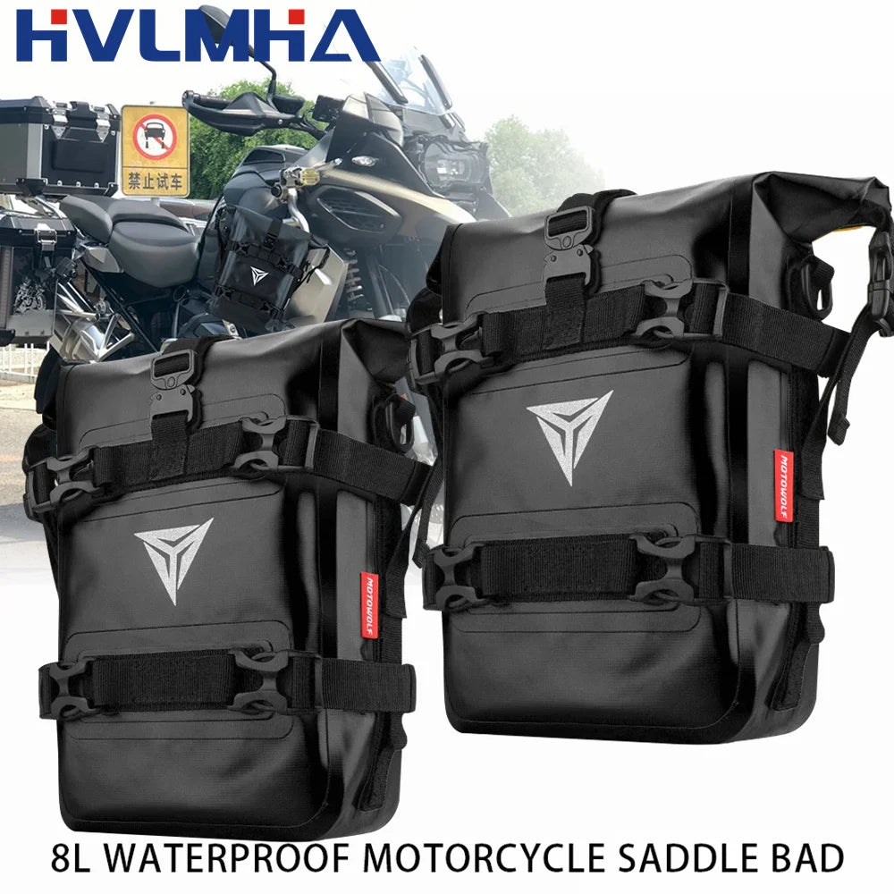 For BMW R1200GS R1250GS ADV For HONDA NC750X CB500X Motorcycle Frame Crash Bars Waterproof Bag Bumper Repair Tool Placement Bag Quick Pick Grocers