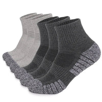 6 pairs Outdoor sports socks Thickened towel bottomed hiking socks Sweat-absorbing short tube sports running socks Men Socks Quick Pick Grocers