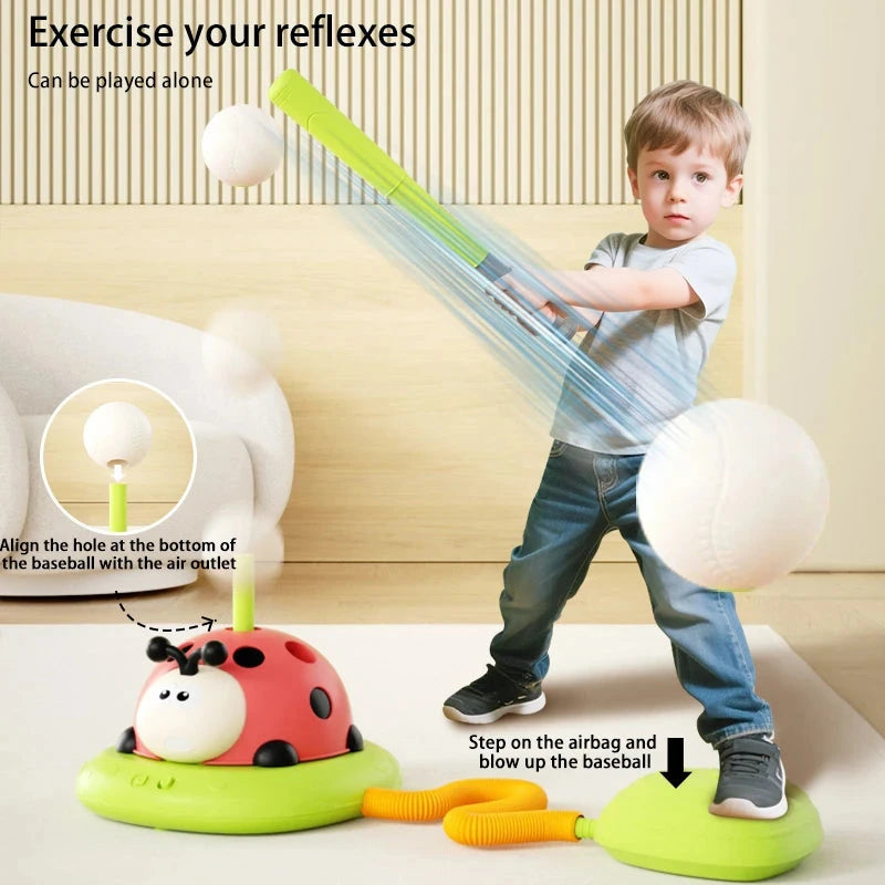 Ladybug Sport Entertainment Game Toy Multifunction Rope Skipping Machine Ferrule Jump Rocket Launcher Outdoor Educational Econic Blanks
