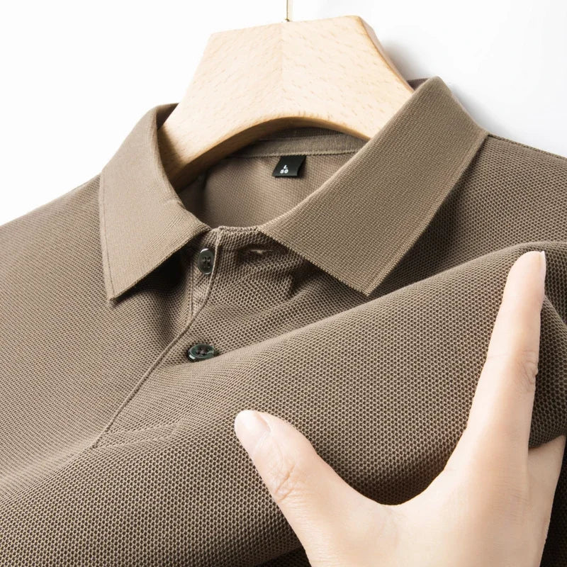 Men's 100% Cotton Polo Shirt - Summer Casual Breathable Tee,19 Colors,Ideal for Golf and Sports,Business Casual,Silk-Like Finish Quick Pick Grocers