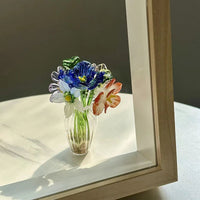 Tulip Glass Ornament Simulated Flower Bouquet Gift Healing Series Girlfriend Life Is One Thousand Times Spring and Bright Quick Pick Grocers