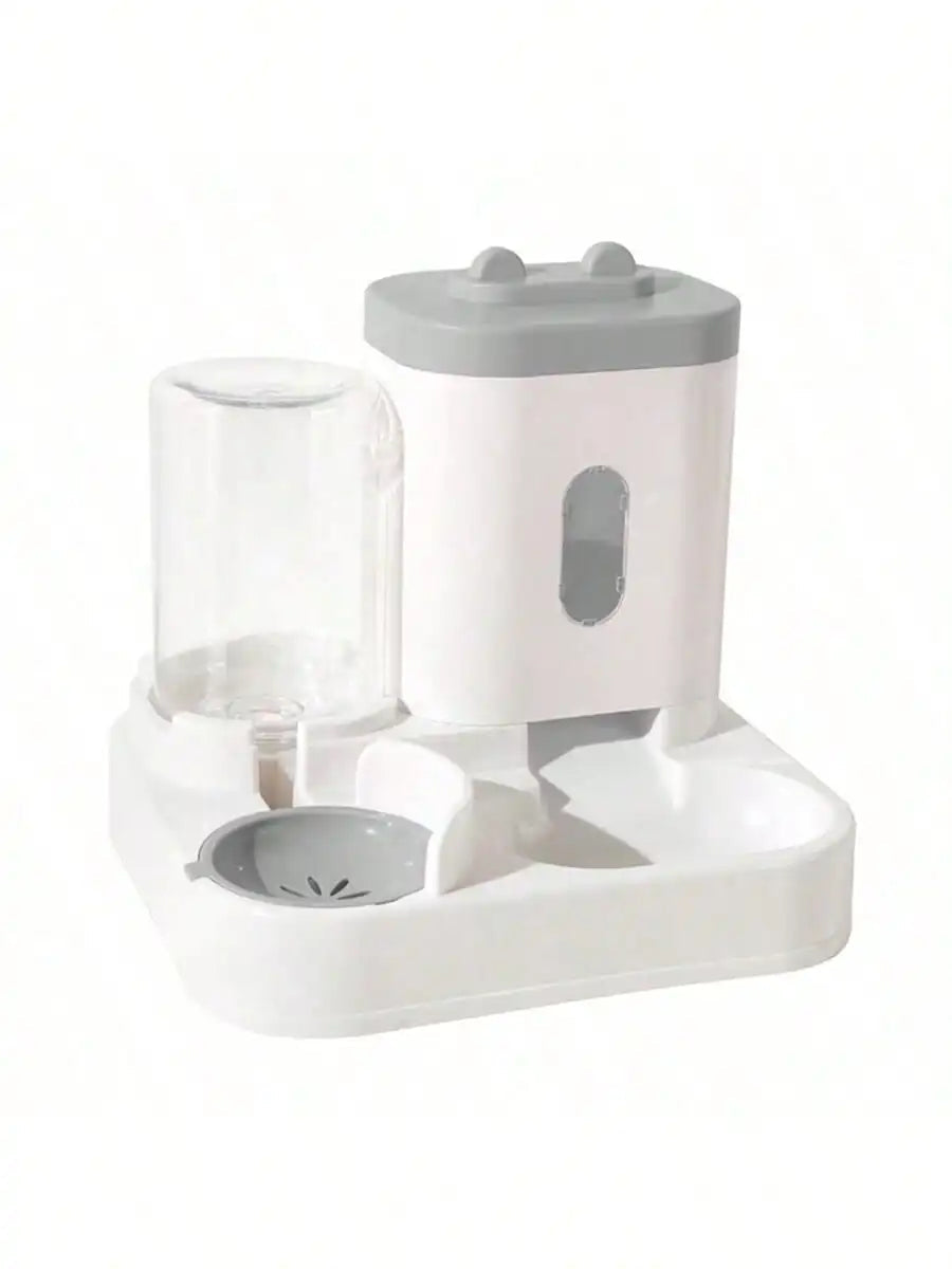1-Pack Automatic Gravity-Fed Cat Water Dispenser & Feeder - Spill-Proof Large Capacity One-Piece Design, Quick Pick Grocers