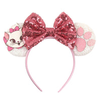 New Christmas Halloween Mouse Ears Headband Cartoon Sequin Bows Headband Birthday Party Princess Cosplay Costume For Women Adult Quick Pick Grocers
