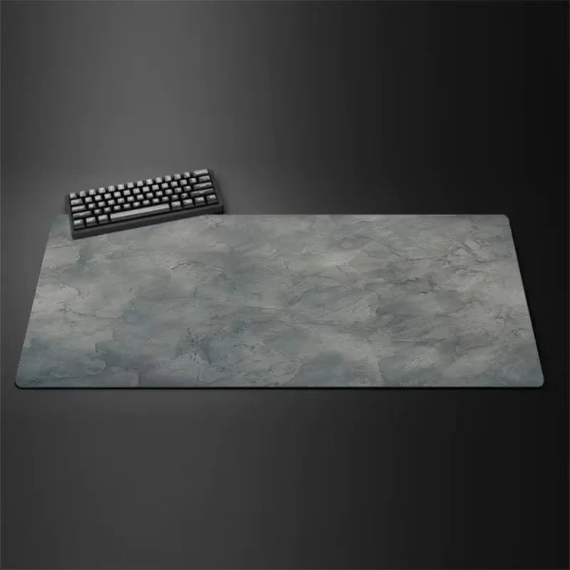 Gray mouse pad Large/Small overlocked mousepad xxl desktop keyboard table pad gray series game desk mat computer accessories Econic Blanks