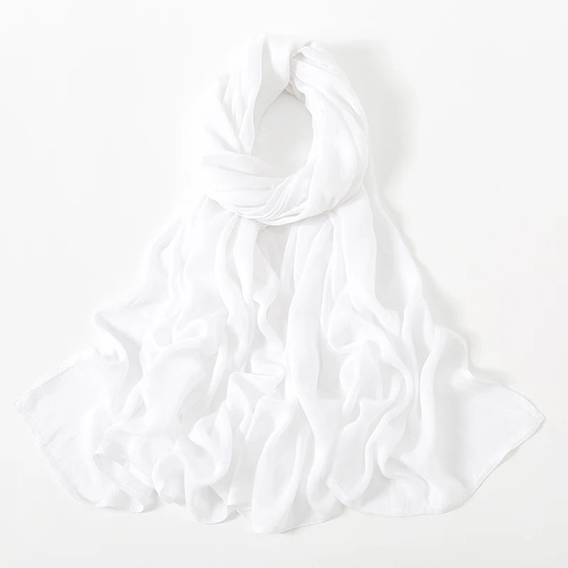 Fashion Modal Hijab Rayon Cotton Shawls Muslim Hijabs For Women Plain Scarf Big Size Headscarf Islamic Turban Headband 190*85cm Quick Pick Grocers