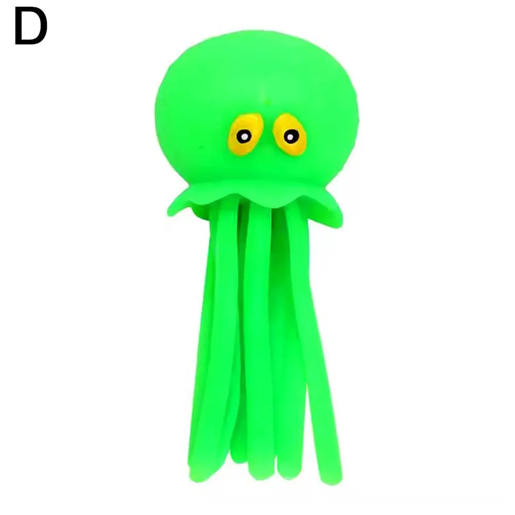 Baby Bath Toys Sponge Water Absorbing Octopus Squeezing Stress Relief Toys Summer Swimming Play Water Bath Toy for Children Quick Pick Grocers