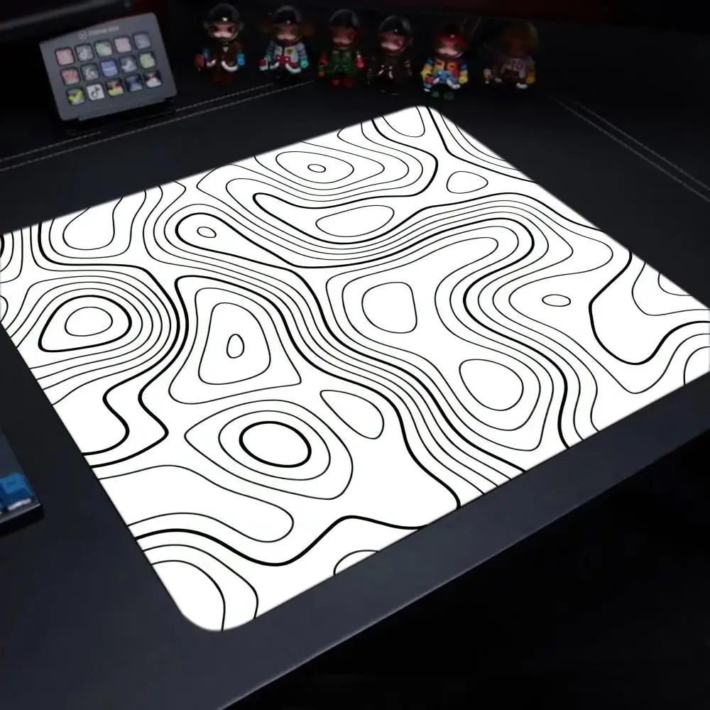 Fluid Mouse Pad Multiple Sizes Large Square Computer Office Game Table Mats Rubber Anti-slip Mousepads Small Decor Desk Pads Quick Pick Grocers