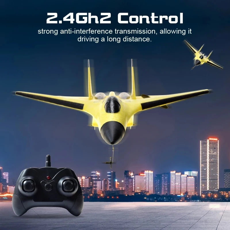 SU35 RC Plane FX620 FX820 2.4G Remote Control Flying Model Glider Airplane With LED Lights Aircraft Foam Toys For Children Gifts Econic Blanks