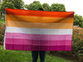 SKY FLAG Rainbow Flag 90x150cm 3x5fts high quality polyester Gay Flag Rainbow Things Sunset Lesbian Pride Flags home decoration Quick Pick Grocers