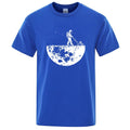 Men T-shirt High Quality Funny Cotton Blend Lunar Cleaner Printing Casual Cool Loose O-neck Male  for MenT-shirt Hip Hop Tees Quick Pick Grocers