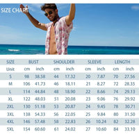 2024 New Men's Summer Holiday Suit Retro Textured Printed Border Shirt Short Sleeve Shorts Two Piece Men's Breathable Pool Suit Quick Pick Grocers