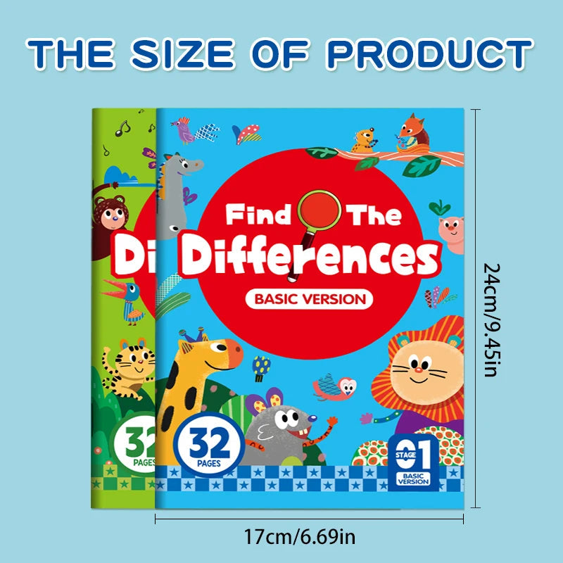 Hidden Differences Activity Book, Featuring 32 Interactive Observation Games and Memory Exercises |   Attention and Concentration Training |   Visual Perception Skills, Focused Attention Games with Numbered Pages |   Find the Quick Pick Grocers