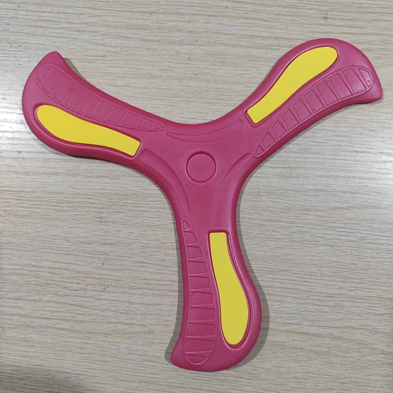 Children Outdoor Sport Flying Disc Soft EVA Touching Boomerang Return Dart Hand Throw Spinner Parent-Child Interactive Game Toys Econic Blanks