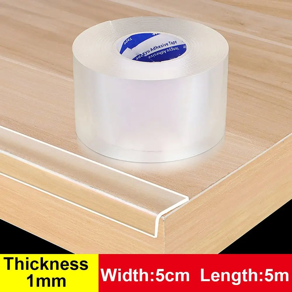 Table Edge Guard Tape Furniture Corner Bumper Self Adhesive Collision Proof Protective Strip Thickened Transparent Soft Tape Quick Pick Grocers