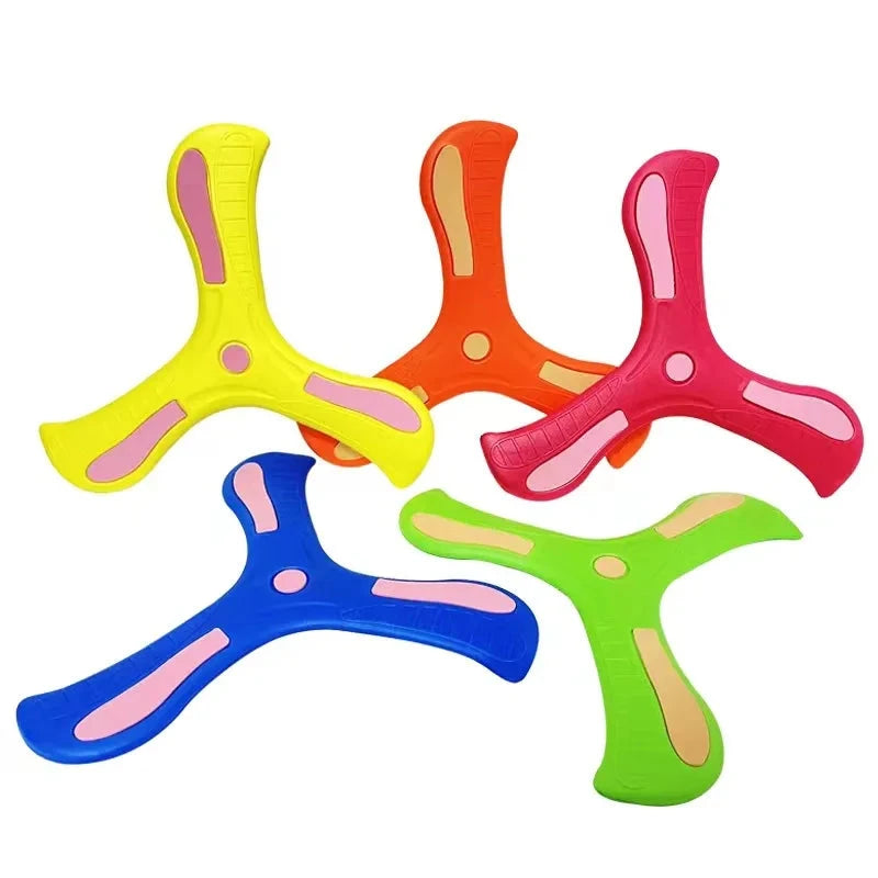 Soft Three-Leaf Boomerang Toy for Kids & Adults – Safe Outdoor Flying Game Econic Blanks